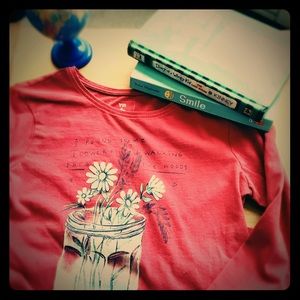 Floral long sleeve tee